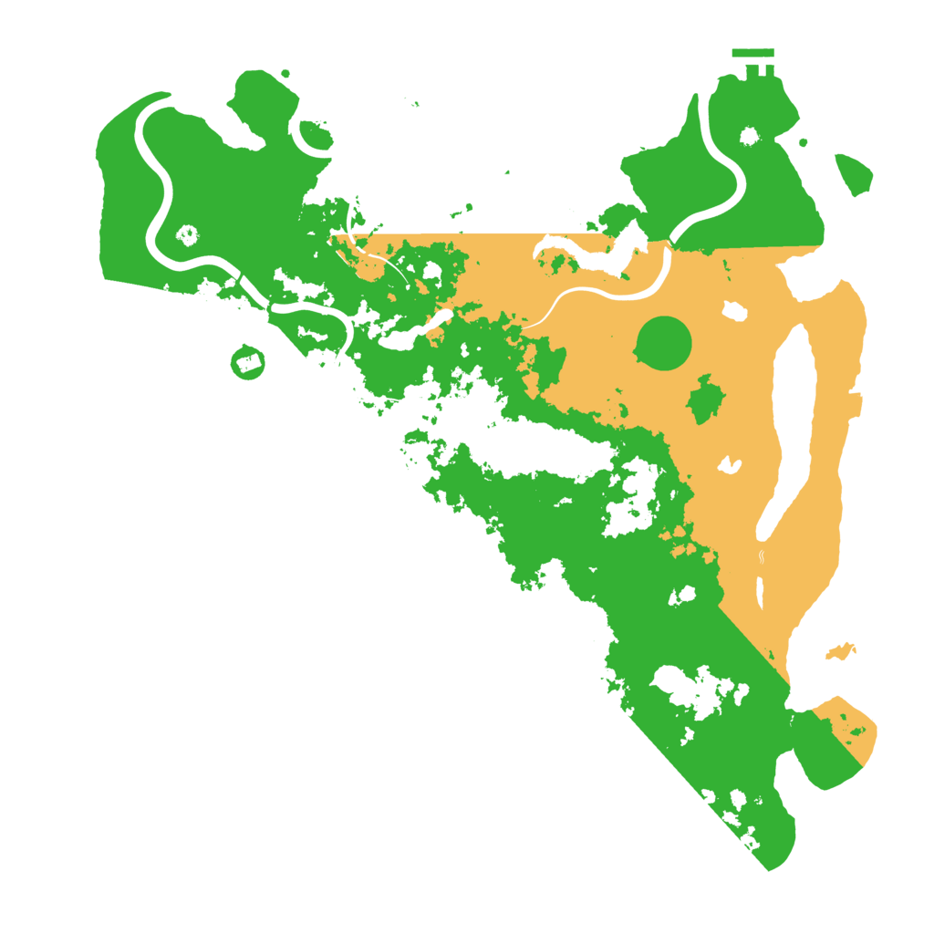 Biome Rust Map: Procedural Map, Size: 4500, Seed: 1967934