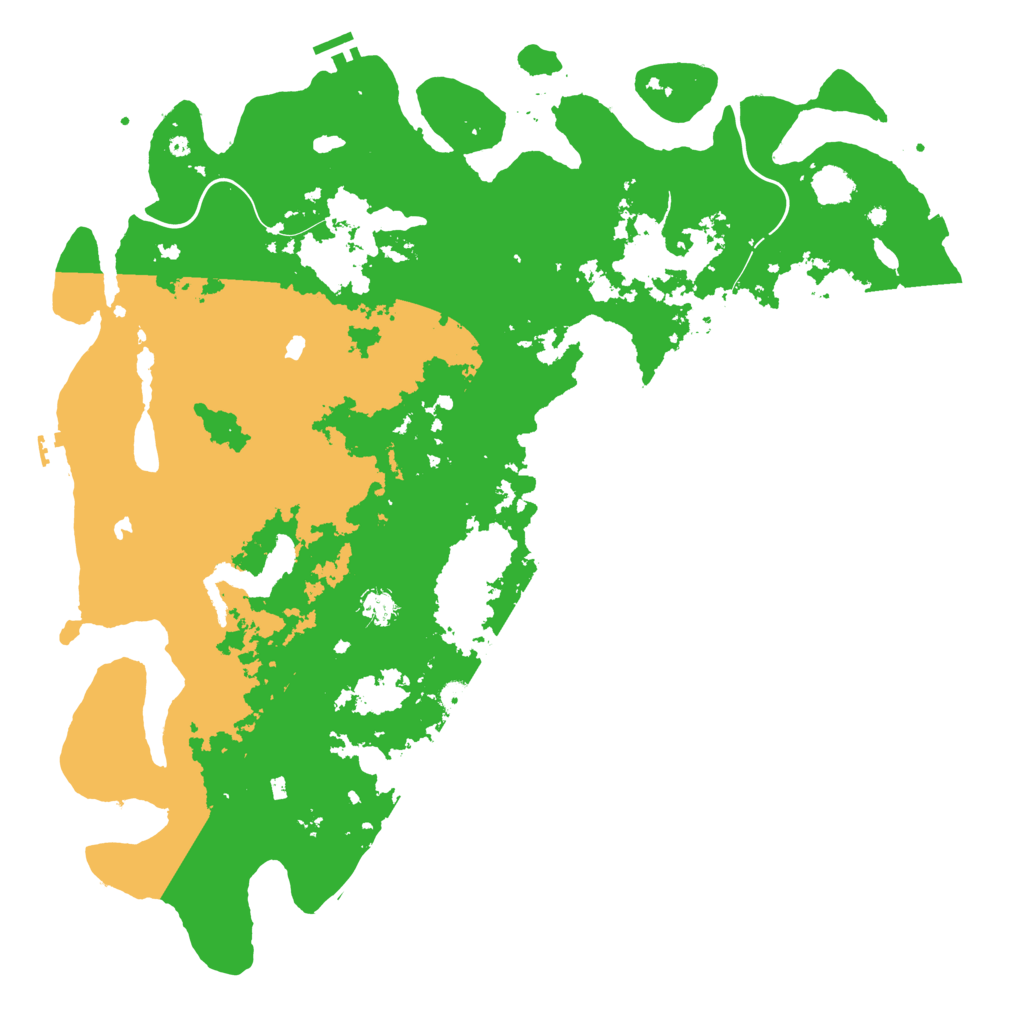 Biome Rust Map: Procedural Map, Size: 5000, Seed: 657438