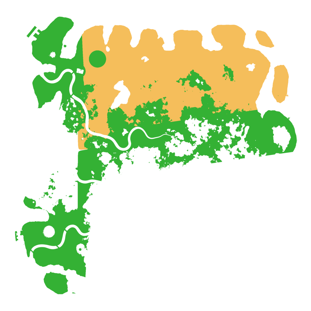 Biome Rust Map: Procedural Map, Size: 4800, Seed: 15685796