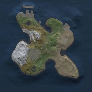 Thumbnail Rust Map: Procedural Map, Size: 1700, Seed: 1864043753, 5 Monuments