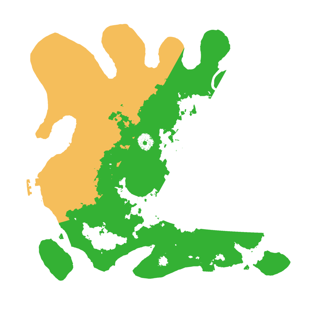 Biome Rust Map: Procedural Map, Size: 3000, Seed: 27758
