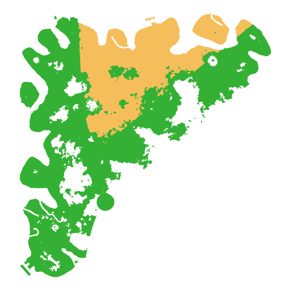 Biome Rust Map: Procedural Map, Size: 4500, Seed: 1820
