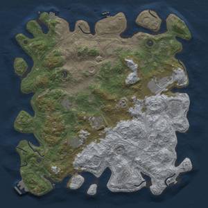 Thumbnail Rust Map: Procedural Map, Size: 4500, Seed: 1820, 19 Monuments