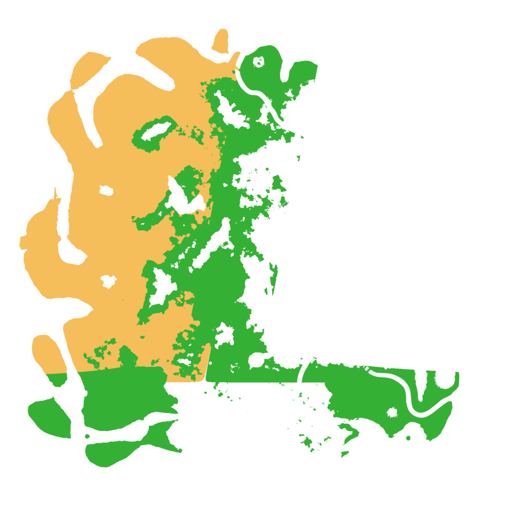 Biome Rust Map: Procedural Map, Size: 4500, Seed: 1229494468