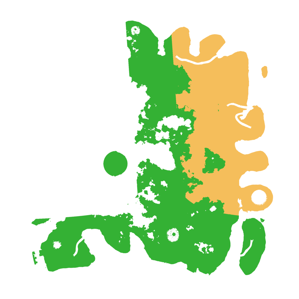 Biome Rust Map: Procedural Map, Size: 3500, Seed: 2009460264