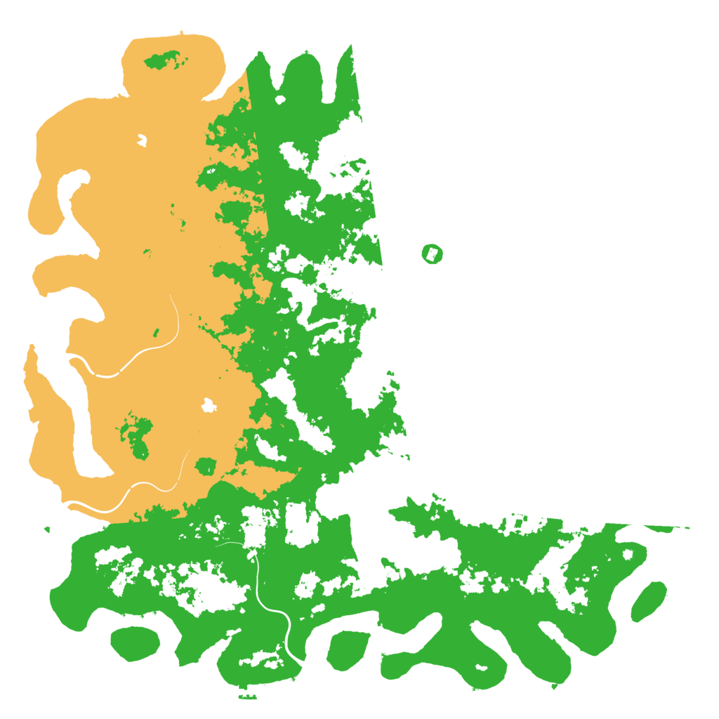 Biome Rust Map: Procedural Map, Size: 6000, Seed: 2154