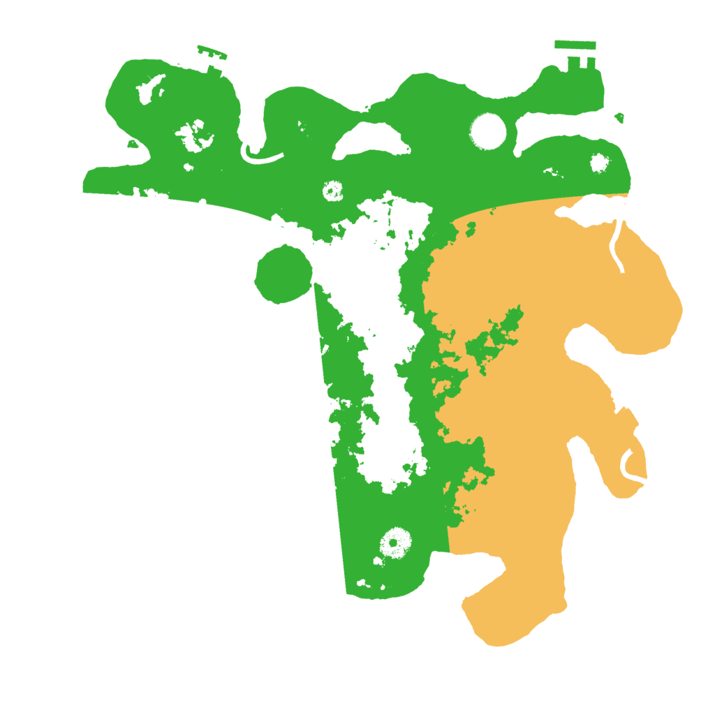 Biome Rust Map: Procedural Map, Size: 3500, Seed: 1392877781