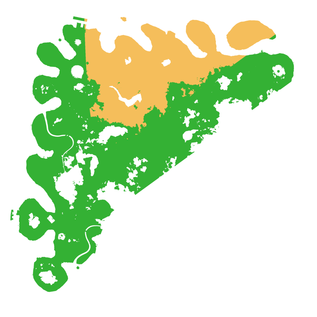 Biome Rust Map: Procedural Map, Size: 4500, Seed: 466360722