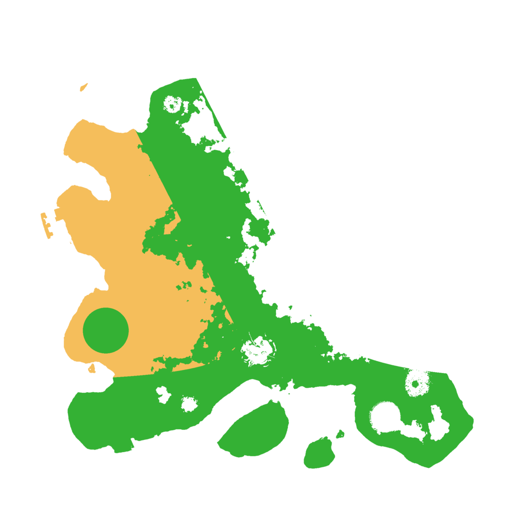 Biome Rust Map: Procedural Map, Size: 3000, Seed: 6389504