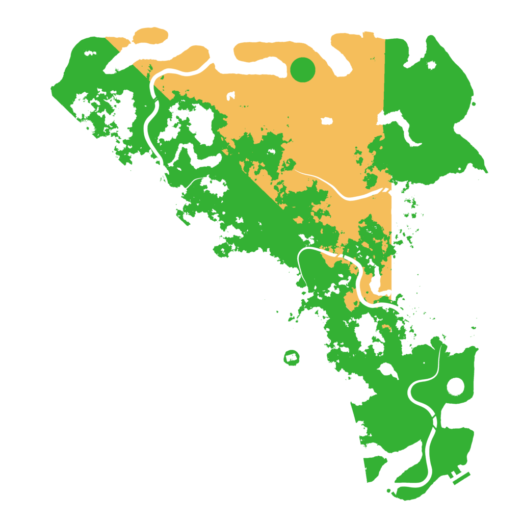 Biome Rust Map: Procedural Map, Size: 5500, Seed: 33027835