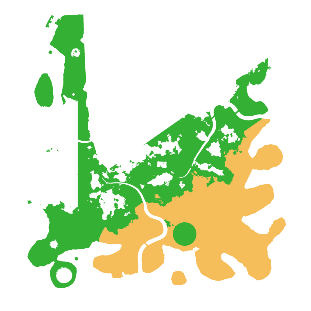 Biome Rust Map: Procedural Map, Size: 3500, Seed: 903717