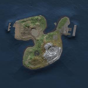 Thumbnail Rust Map: Procedural Map, Size: 1600, Seed: 1397295101, 6 Monuments