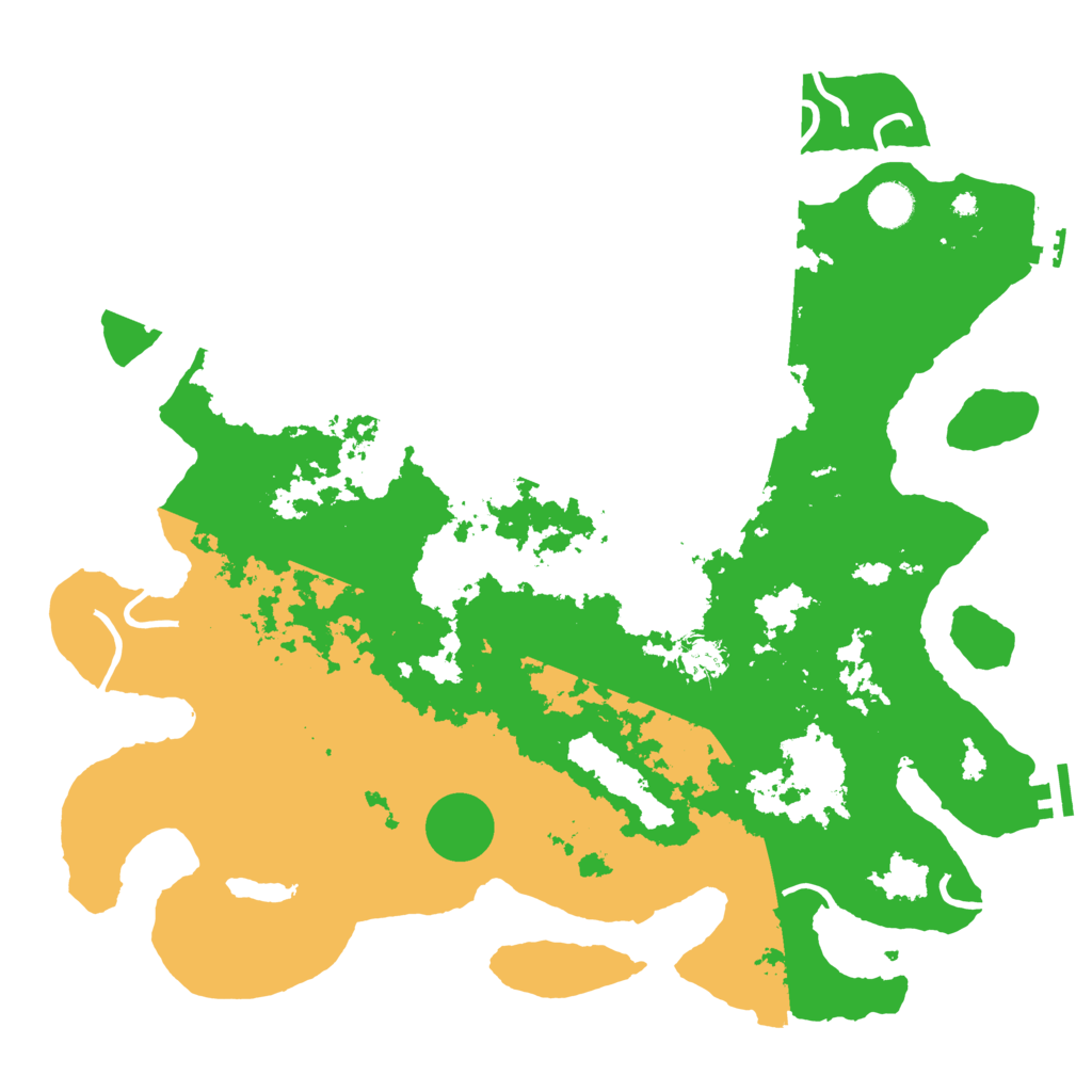 Biome Rust Map: Procedural Map, Size: 4200, Seed: 6772245