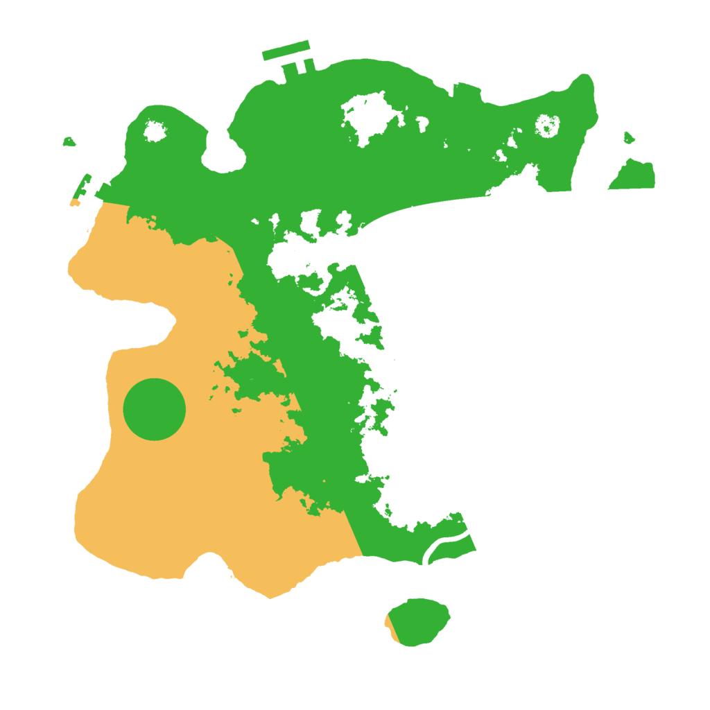 Biome Rust Map: Procedural Map, Size: 3000, Seed: 5834