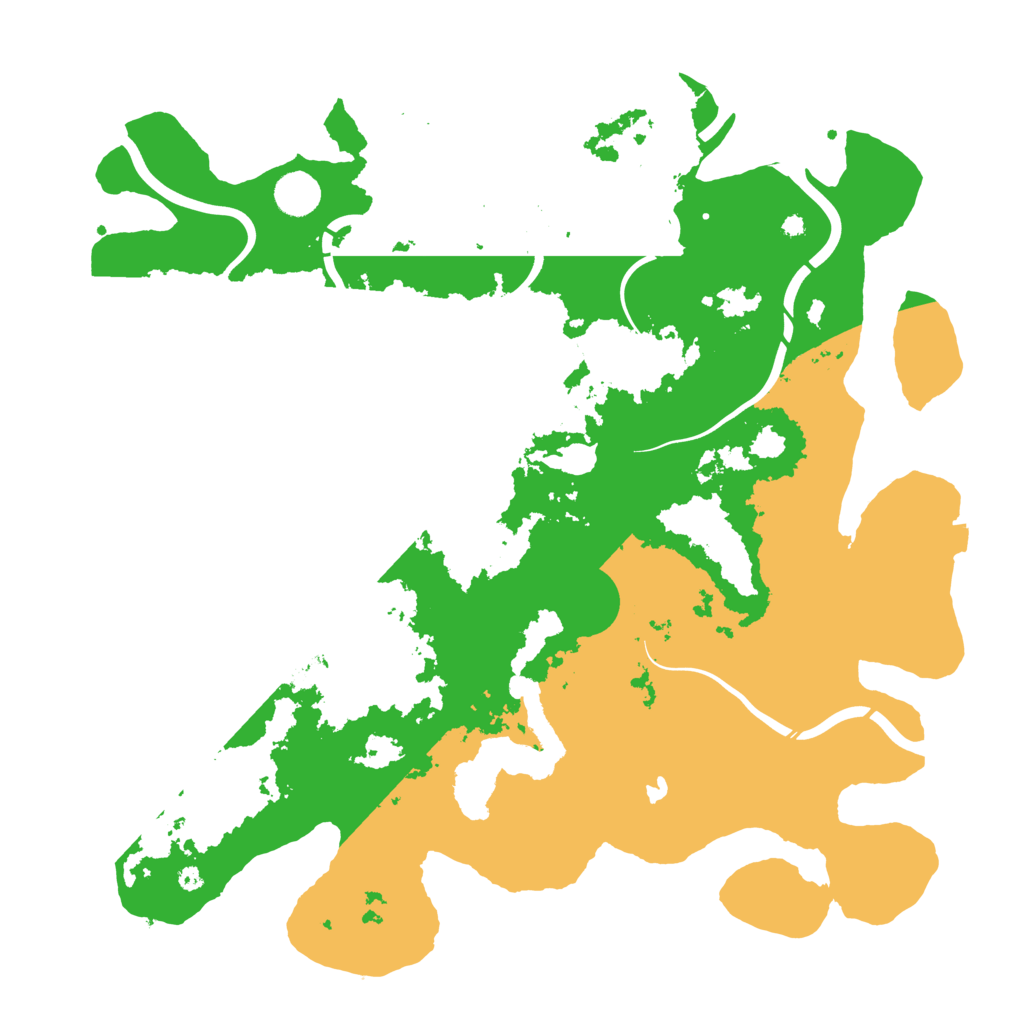 Biome Rust Map: Procedural Map, Size: 4250, Seed: 280106590