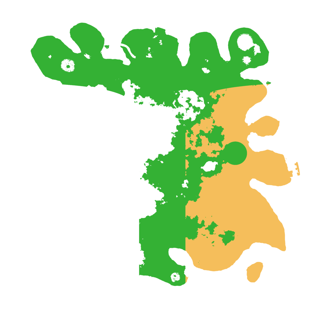 Biome Rust Map: Procedural Map, Size: 3500, Seed: 2110452555