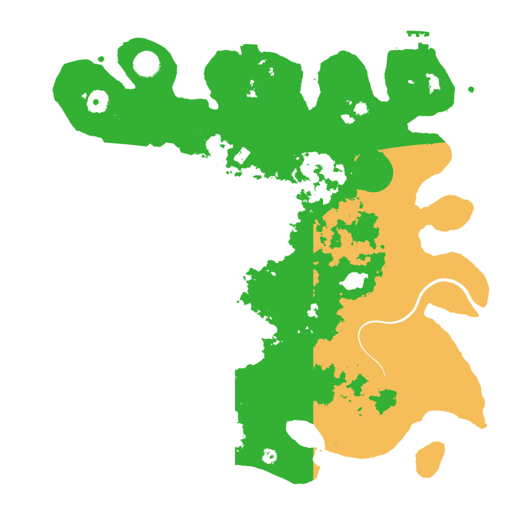 Biome Rust Map: Procedural Map, Size: 3500, Seed: 2110452555