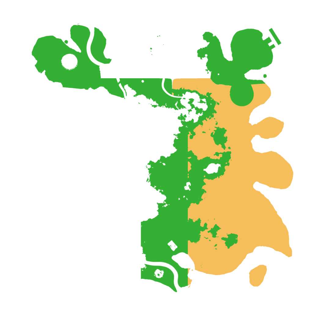 Biome Rust Map: Procedural Map, Size: 3500, Seed: 2110452555