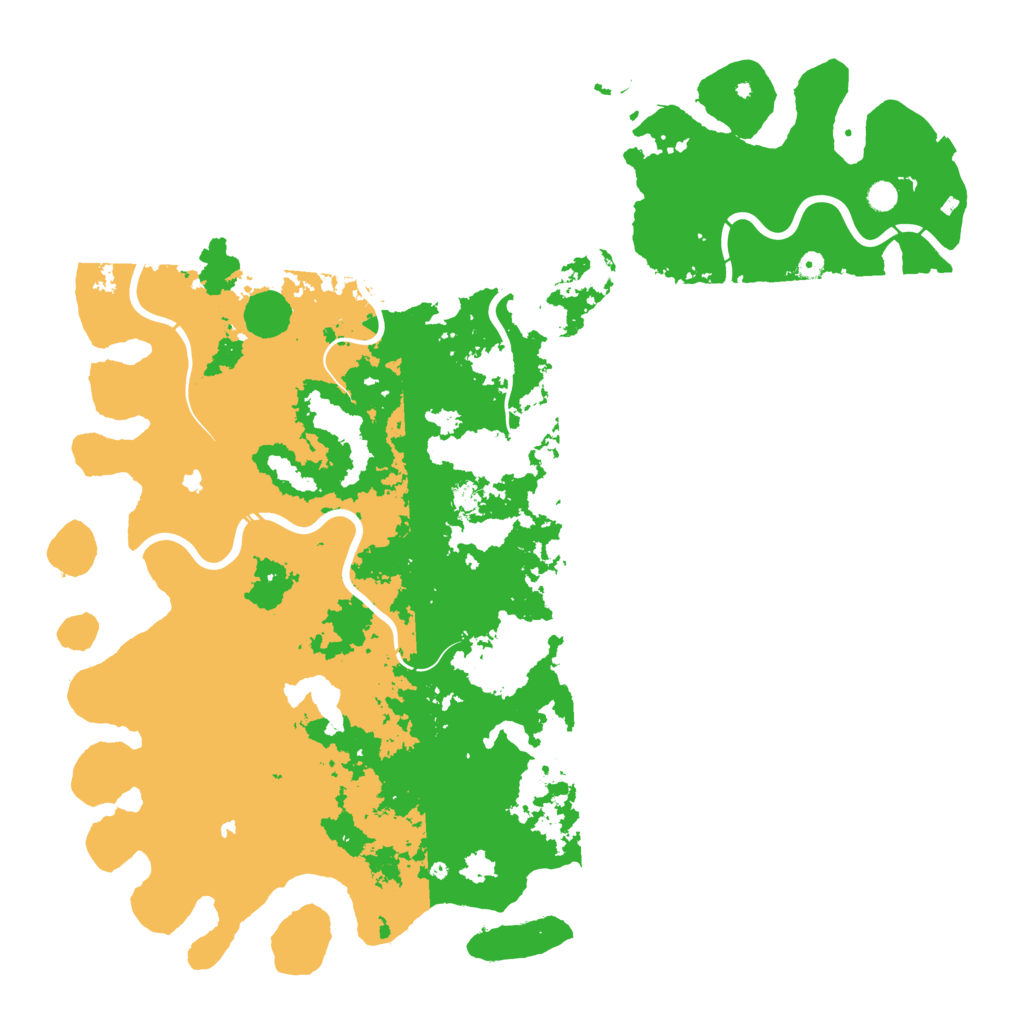 Biome Rust Map: Procedural Map, Size: 6000, Seed: 133240