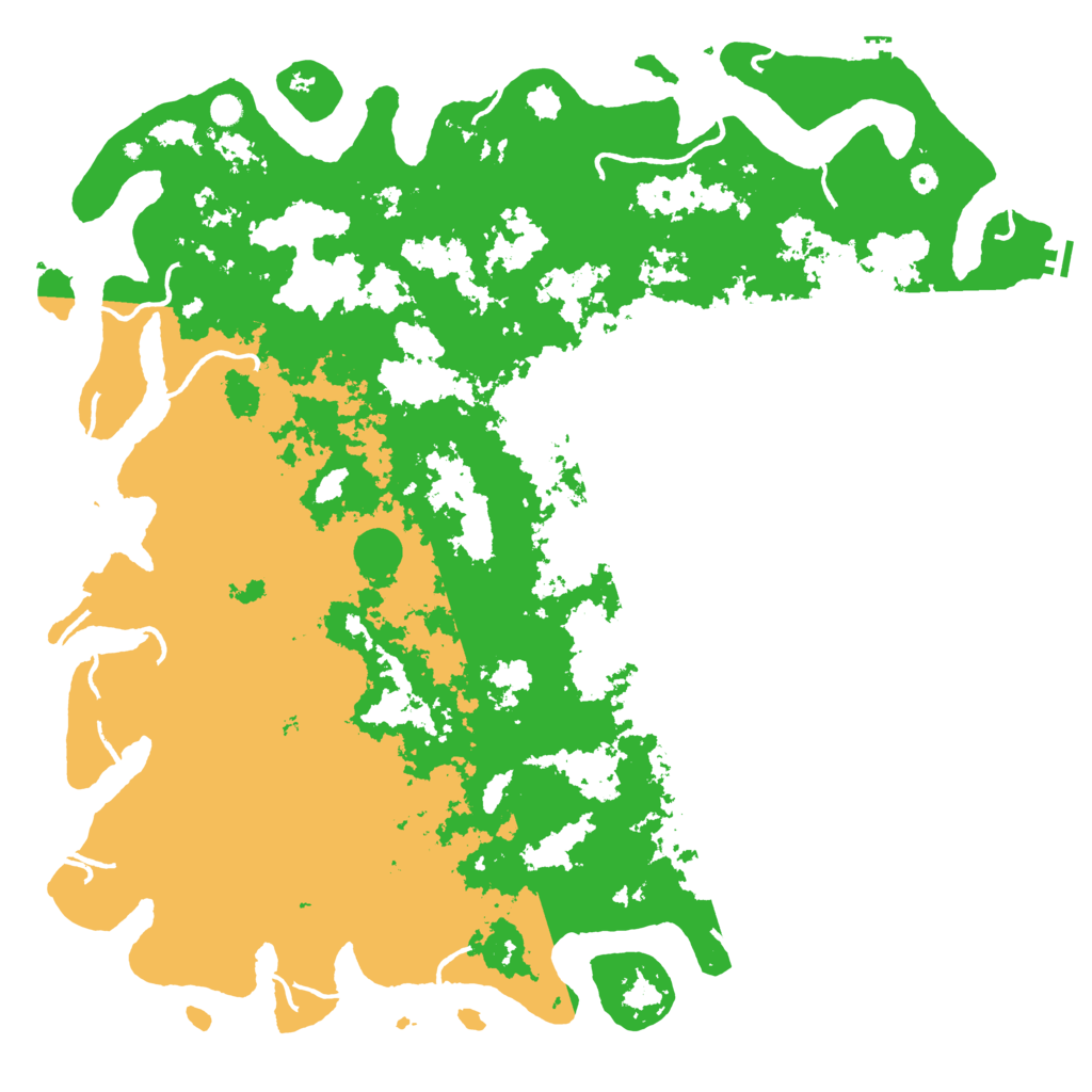 Biome Rust Map: Procedural Map, Size: 6000, Seed: 44704353