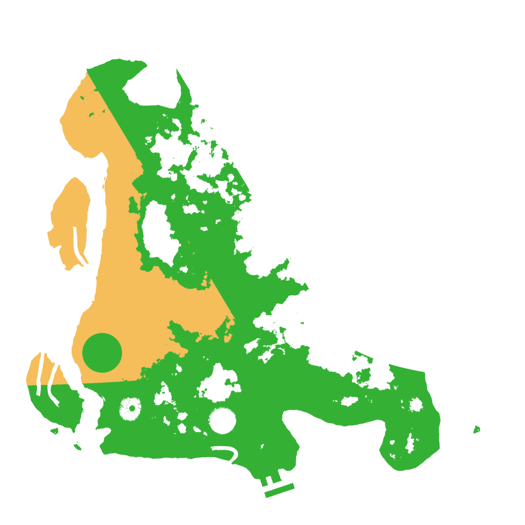 Biome Rust Map: Procedural Map, Size: 3500, Seed: 290447194