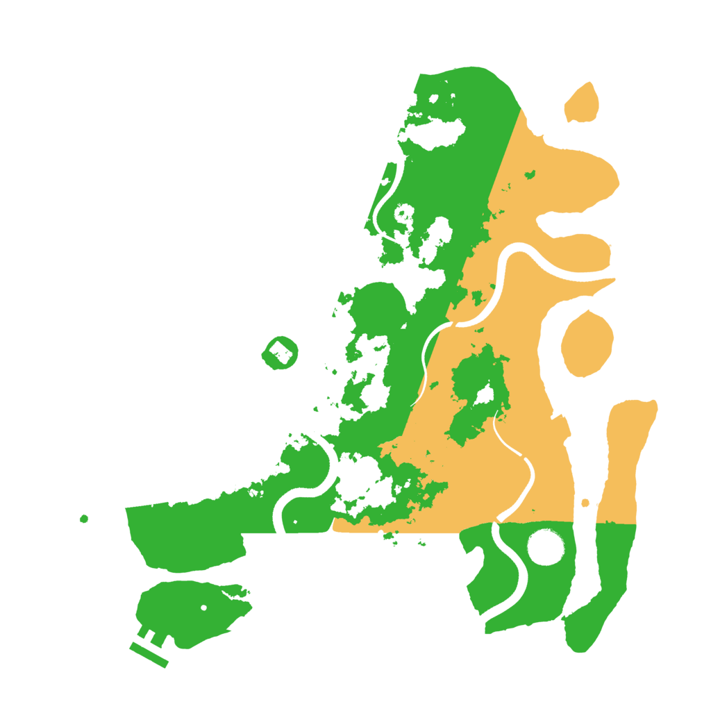 Biome Rust Map: Procedural Map, Size: 3500, Seed: 112766707