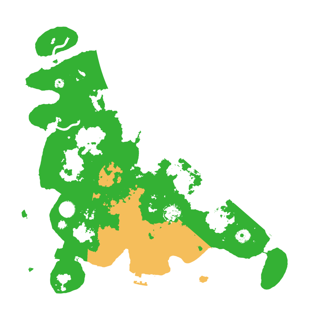 Biome Rust Map: Procedural Map, Size: 3500, Seed: 1686634768