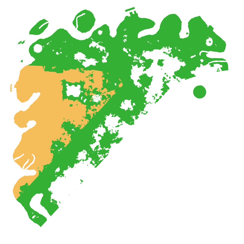 Biome Rust Map: Procedural Map, Size: 5000, Seed: 835441626
