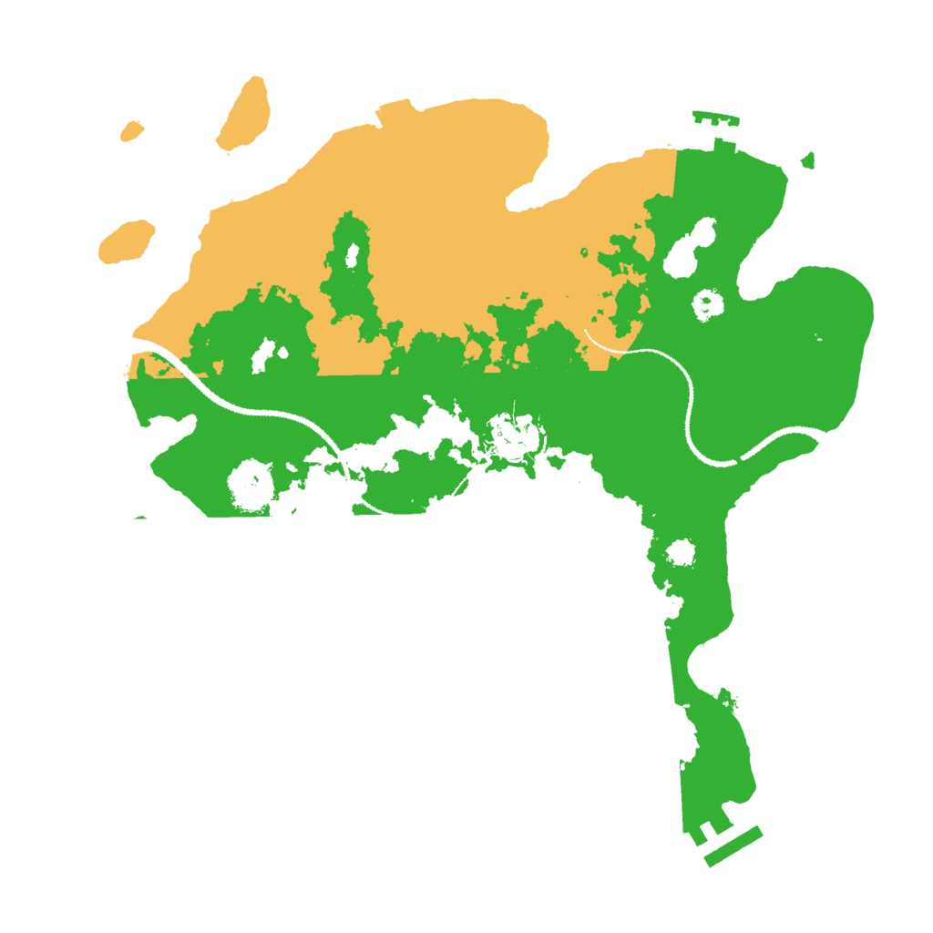 Biome Rust Map: Procedural Map, Size: 3000, Seed: 56444