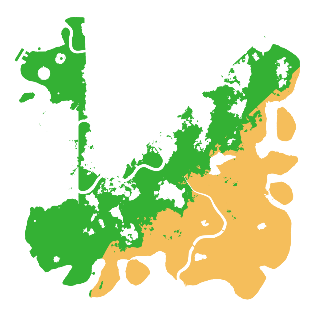 Biome Rust Map: Procedural Map, Size: 4500, Seed: 2050198523