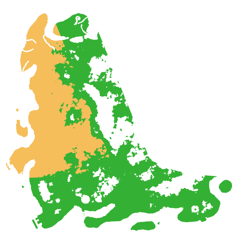 Biome Rust Map: Procedural Map, Size: 5000, Seed: 37767129