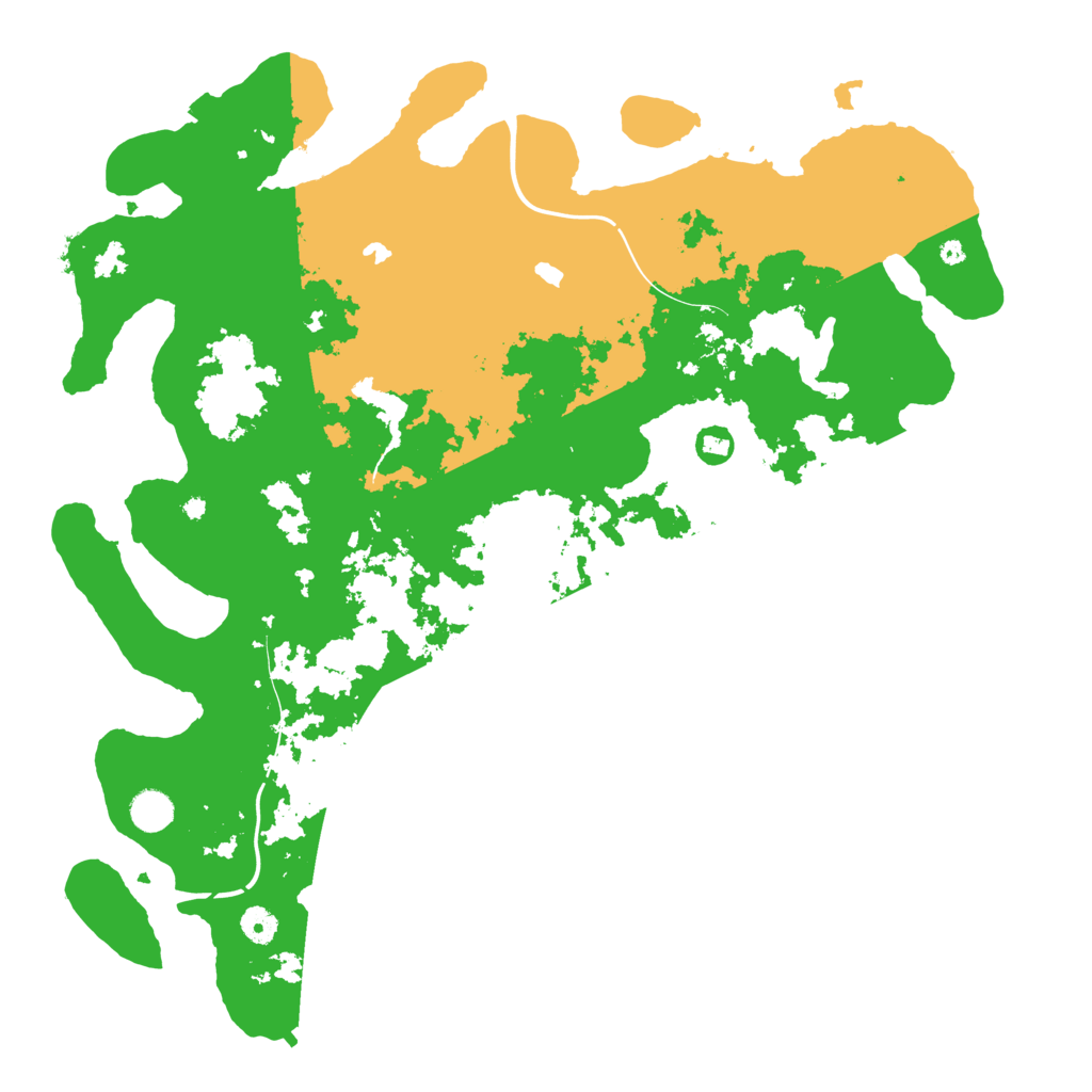 Biome Rust Map: Procedural Map, Size: 4500, Seed: 1216072456