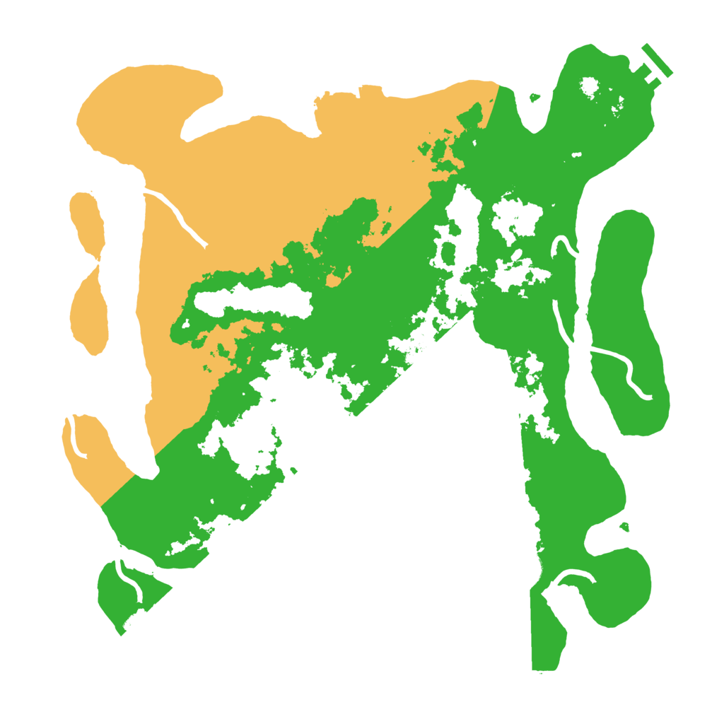 Biome Rust Map: Procedural Map, Size: 3650, Seed: 34200485