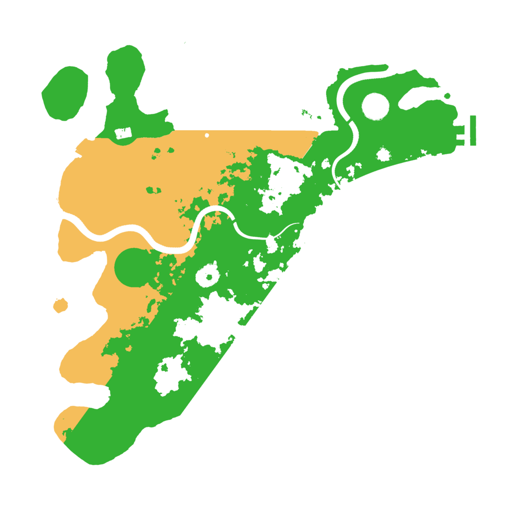 Biome Rust Map: Procedural Map, Size: 3500, Seed: 930964876