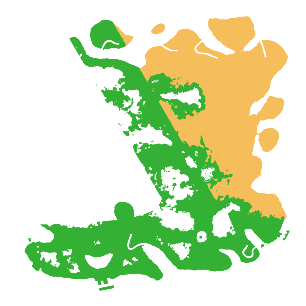 Biome Rust Map: Procedural Map, Size: 4200, Seed: 1733235606