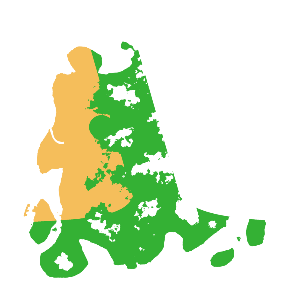 Biome Rust Map: Procedural Map, Size: 3500, Seed: 433613247