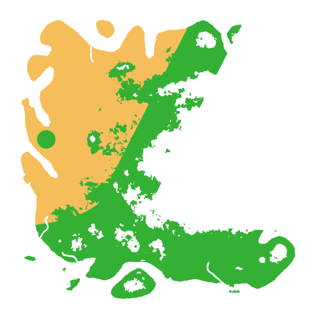 Biome Rust Map: Procedural Map, Size: 4500, Seed: 1516245247