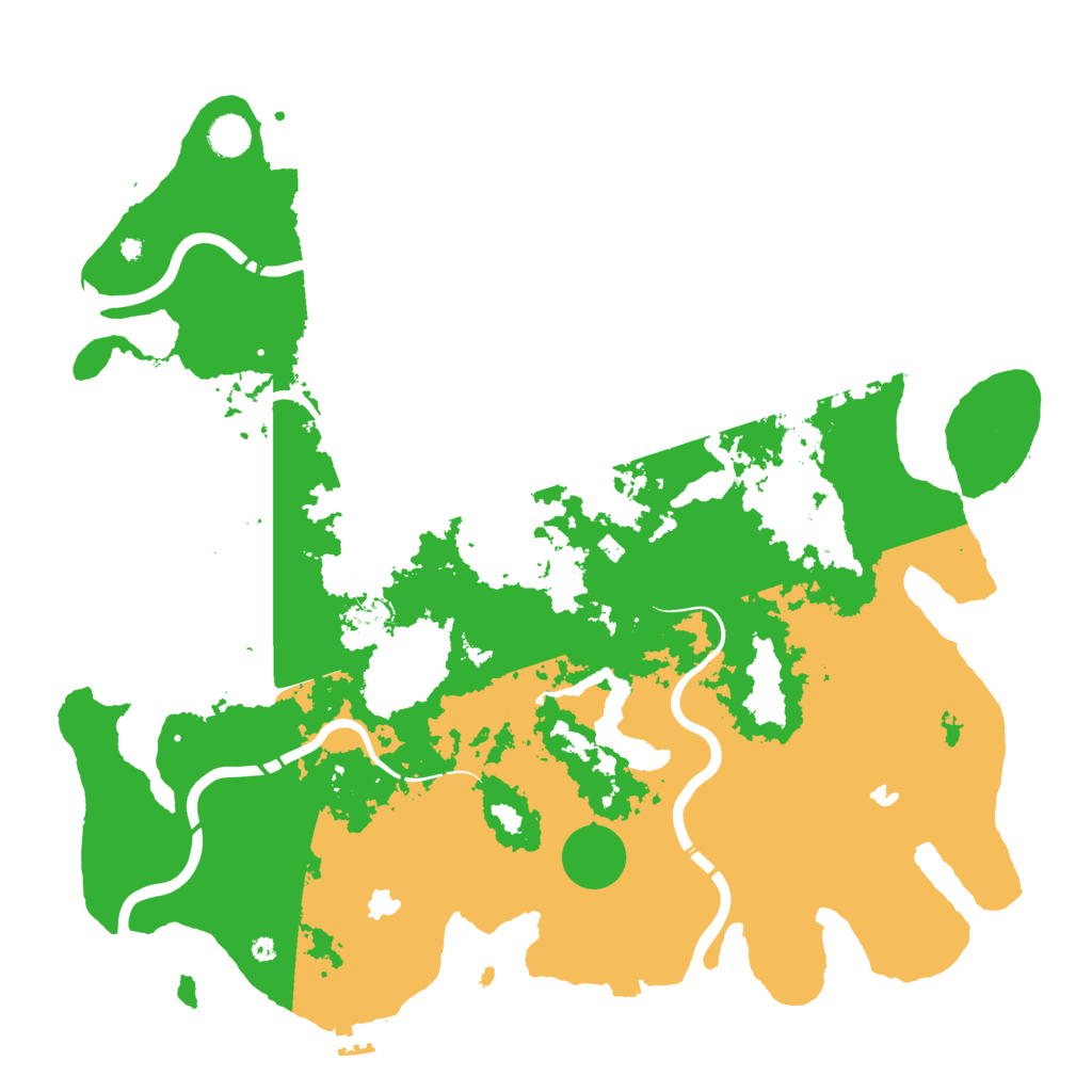 Biome Rust Map: Procedural Map, Size: 4500, Seed: 23804765