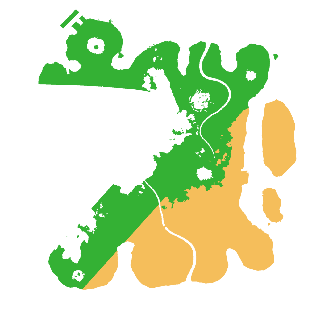 Biome Rust Map: Procedural Map, Size: 2800, Seed: 89375