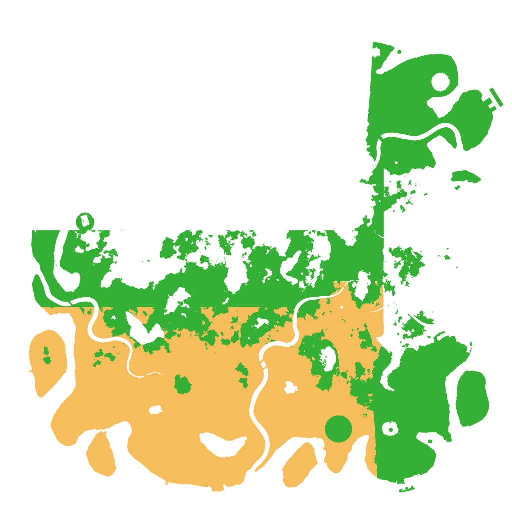 Biome Rust Map: Procedural Map, Size: 5000, Seed: 5693324