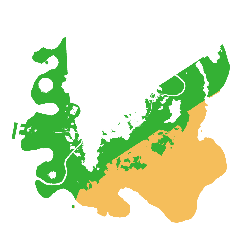 Biome Rust Map: Procedural Map, Size: 3000, Seed: 3966