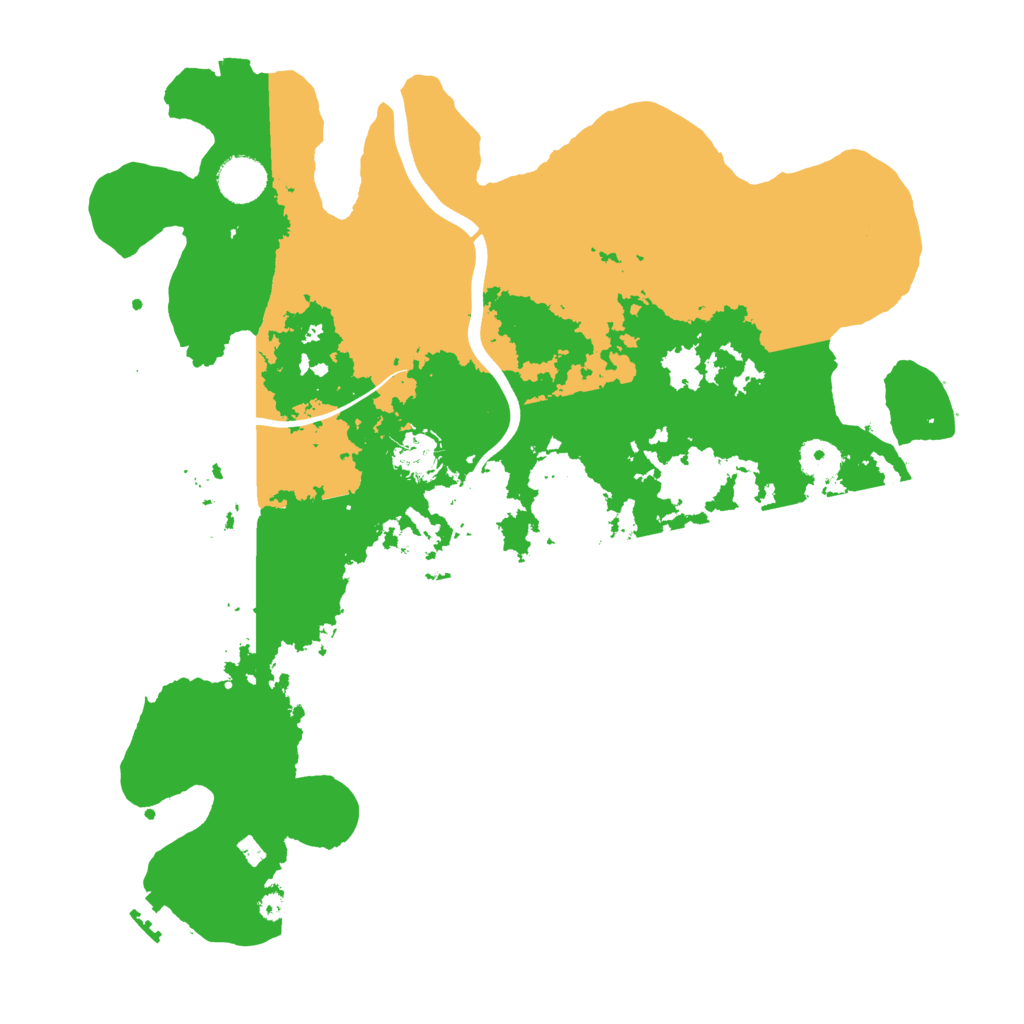 Biome Rust Map: Procedural Map, Size: 3800, Seed: 2548725