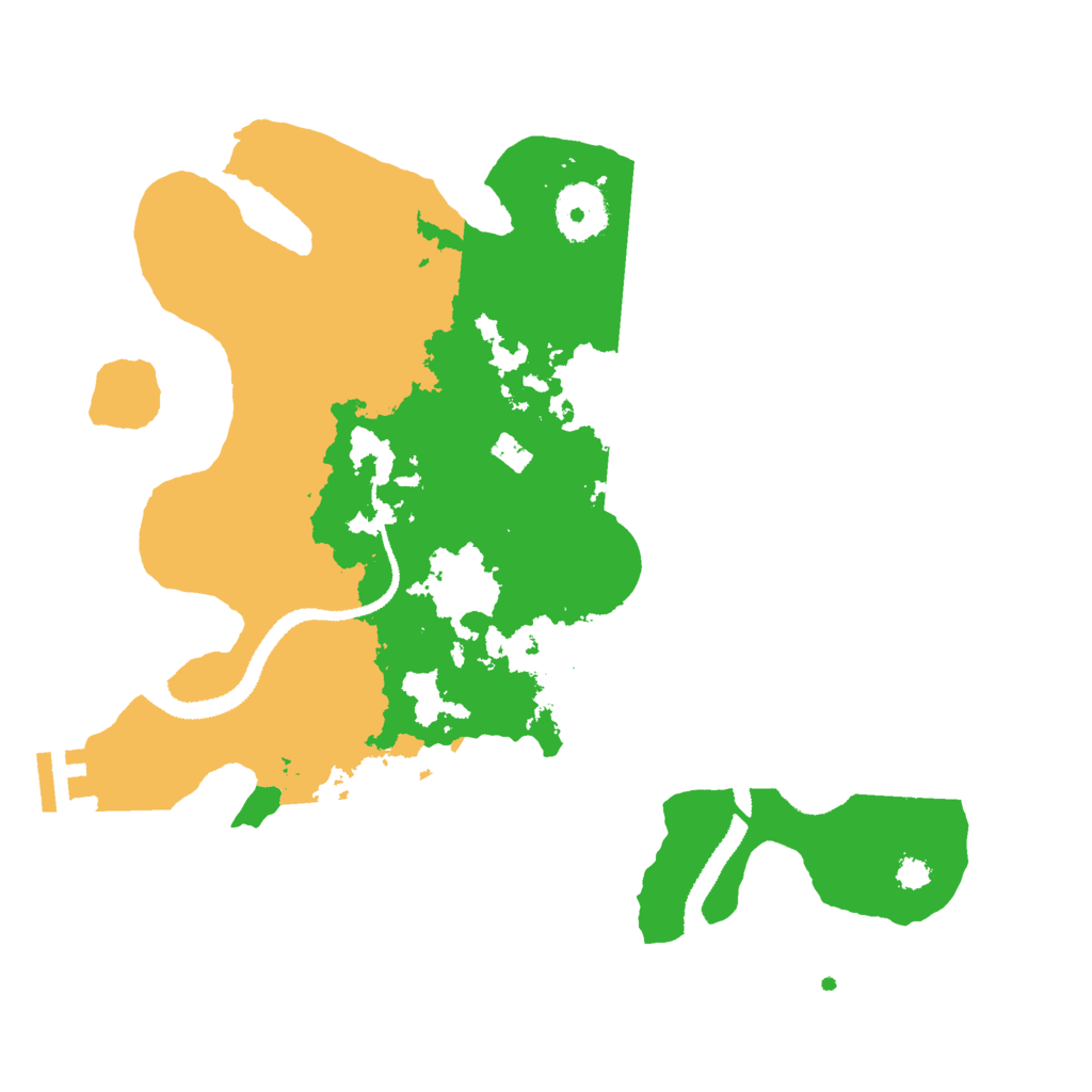 Biome Rust Map: Procedural Map, Size: 3000, Seed: 261019881