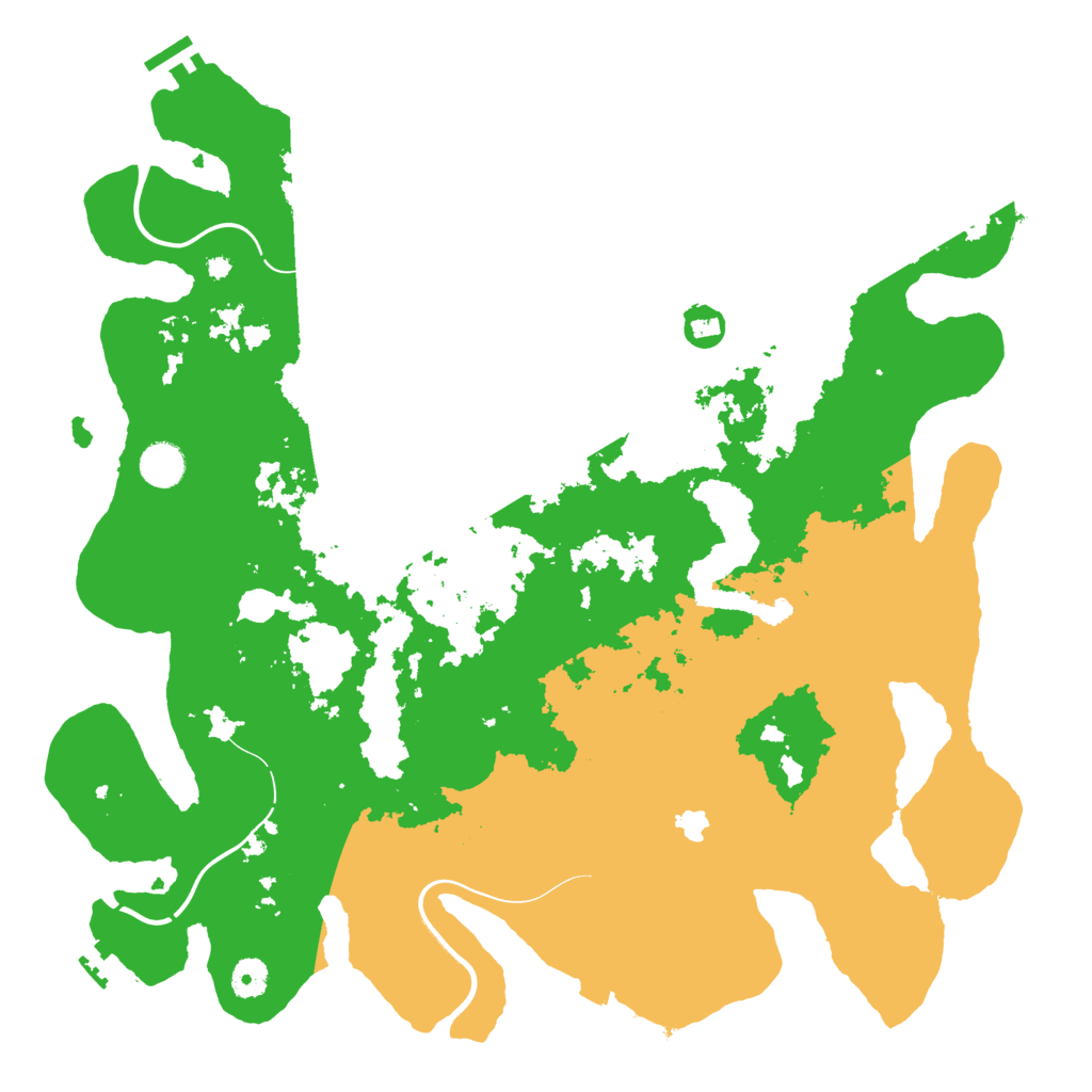 Biome Rust Map: Procedural Map, Size: 4250, Seed: 87867911