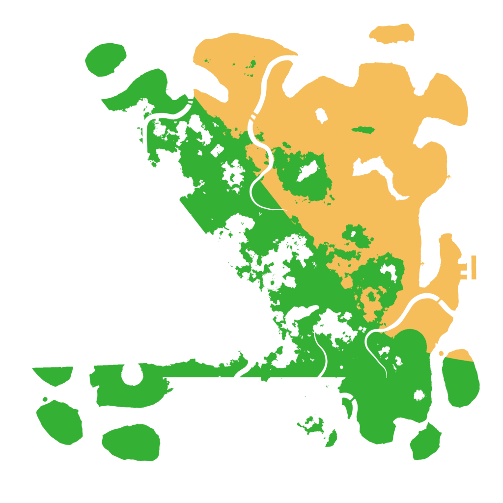 Biome Rust Map: Procedural Map, Size: 4250, Seed: 1445881795