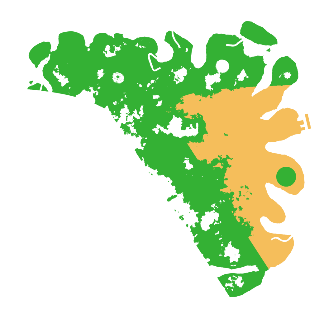 Biome Rust Map: Procedural Map, Size: 4250, Seed: 454646