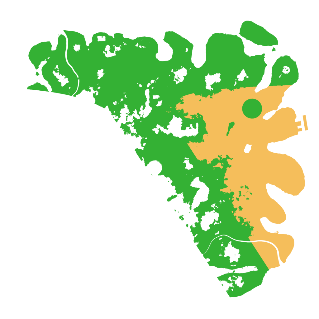 Biome Rust Map: Procedural Map, Size: 4250, Seed: 454646