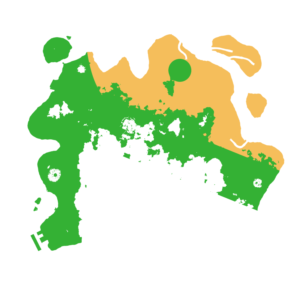 Biome Rust Map: Procedural Map, Size: 3500, Seed: 1864607172
