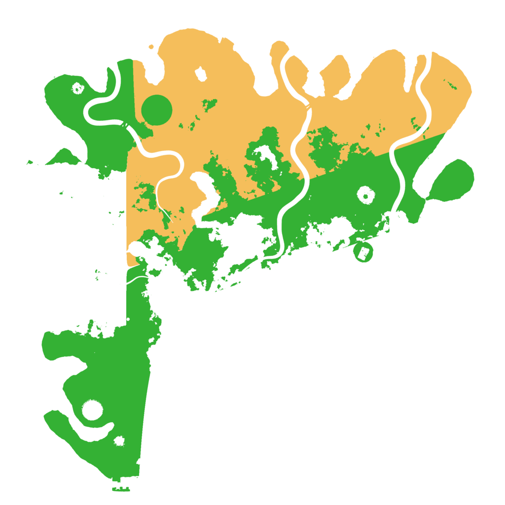 Biome Rust Map: Procedural Map, Size: 4350, Seed: 11072024