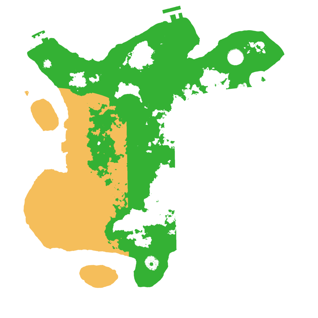 Biome Rust Map: Procedural Map, Size: 3500, Seed: 605583447